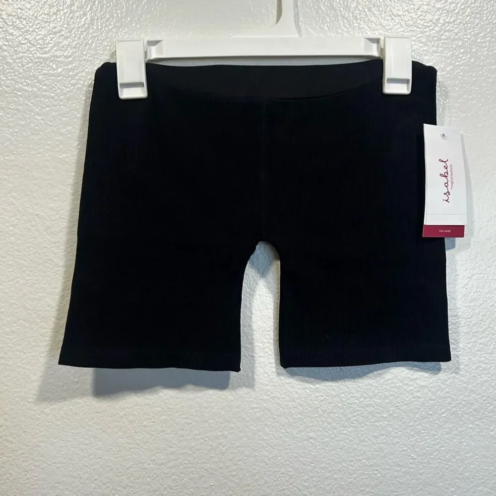 Ingrid & Isabel Black Women's Maternity Bike Shorts